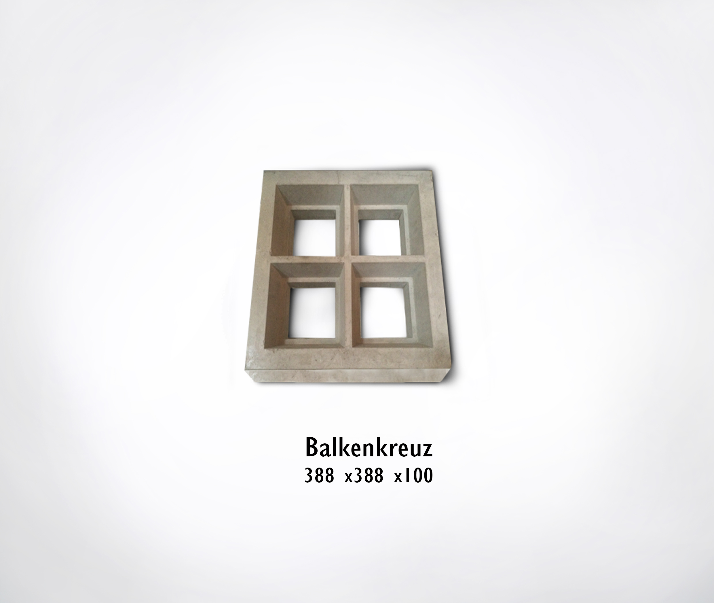 Balkenkreuz Ornament Stone