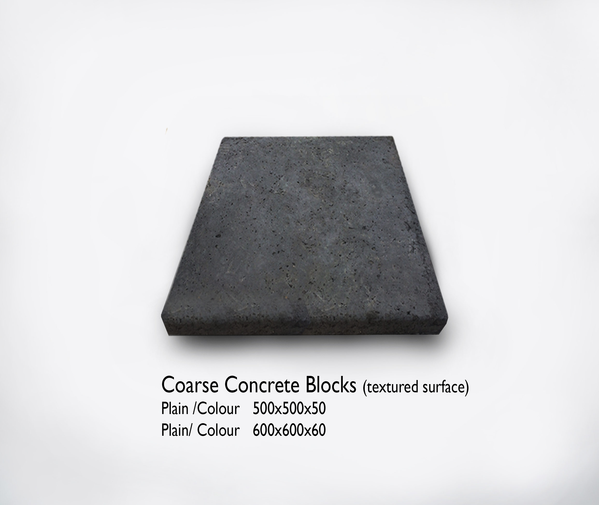 Coarse Concrete Blocks