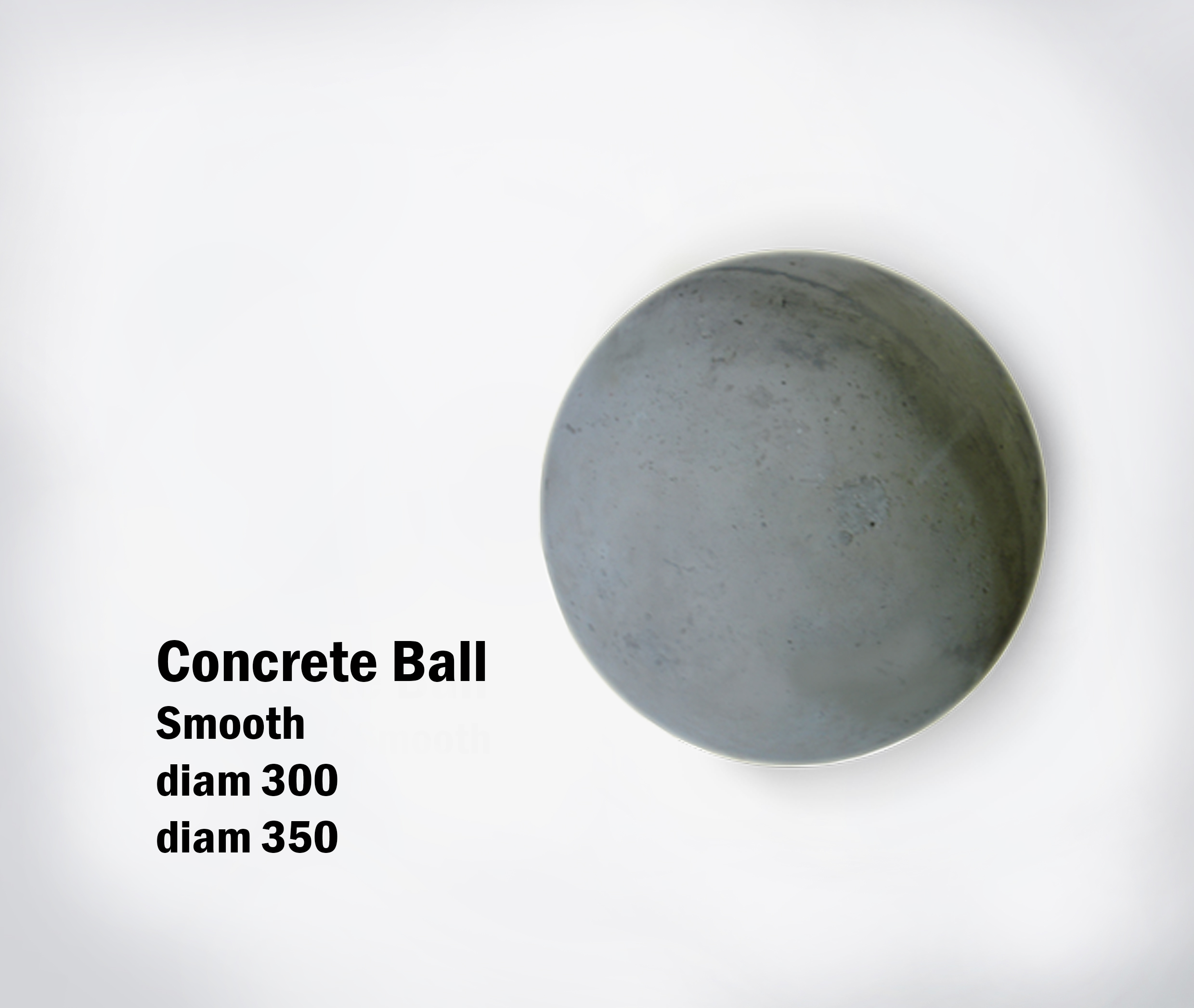 Concrete Ball Smooth