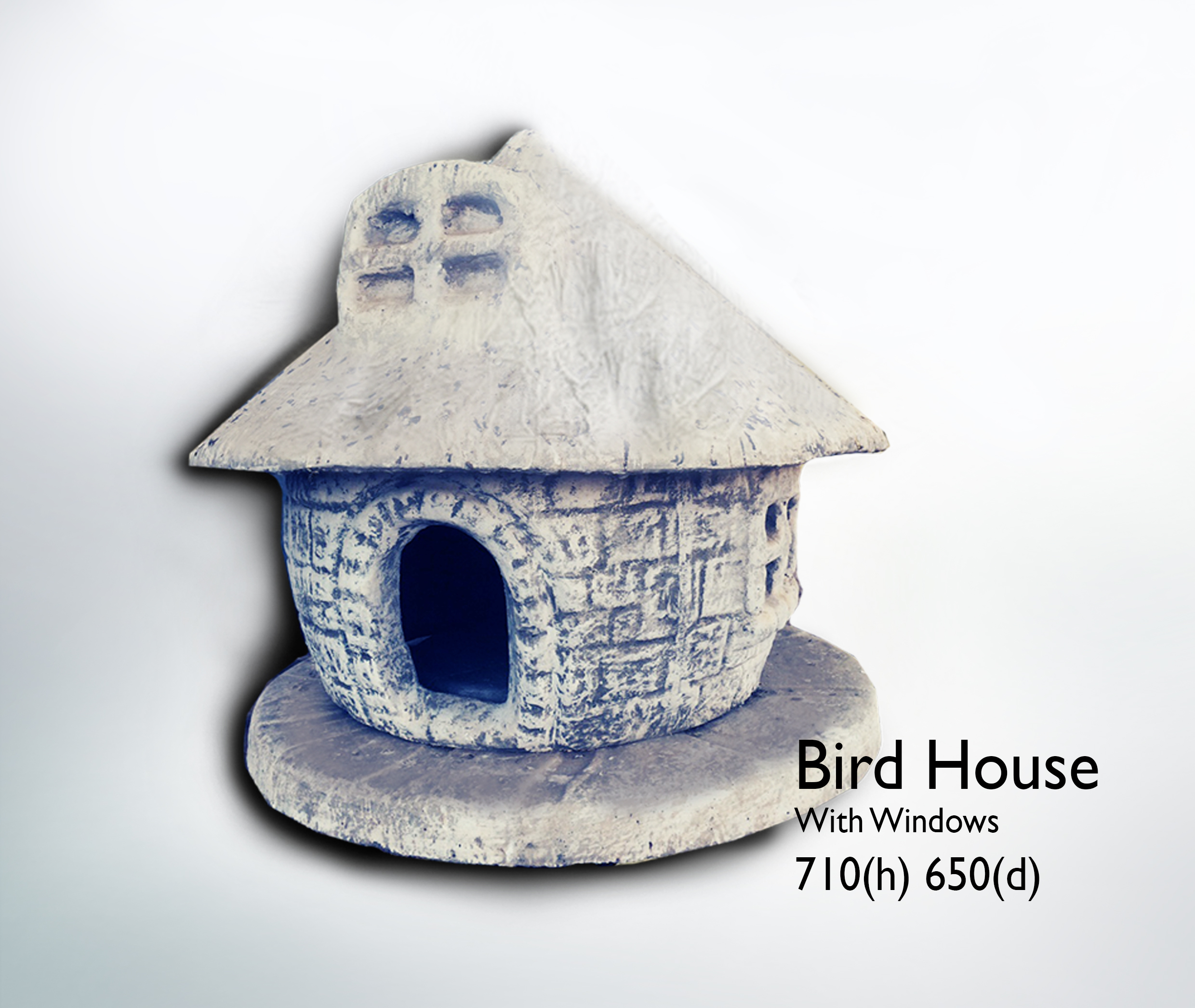 bird house with windows