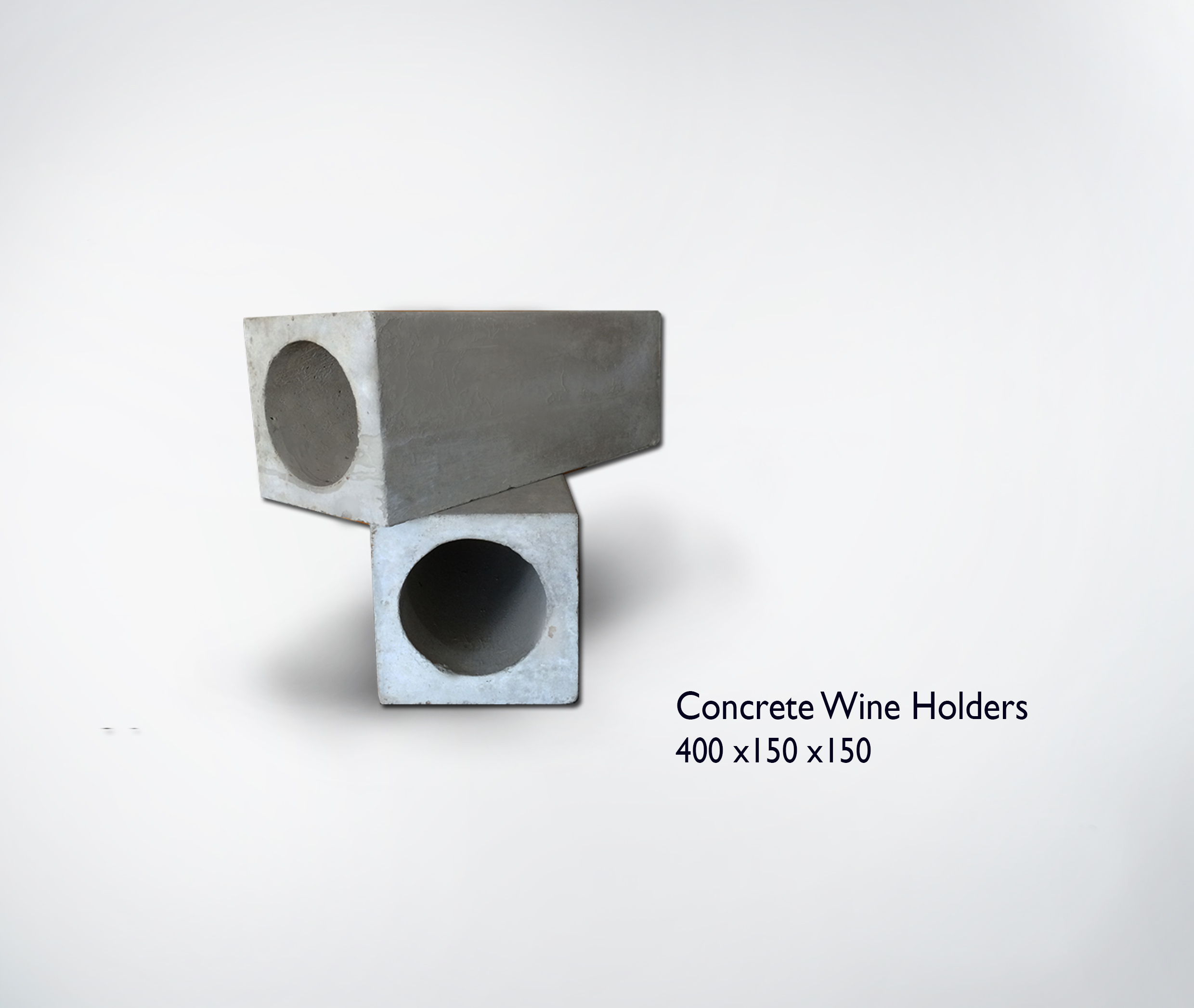 Concrete Wine Holders